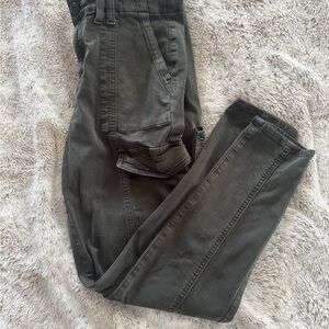 American Eagle Outfitters Dark Grey/Green Cargo Pants